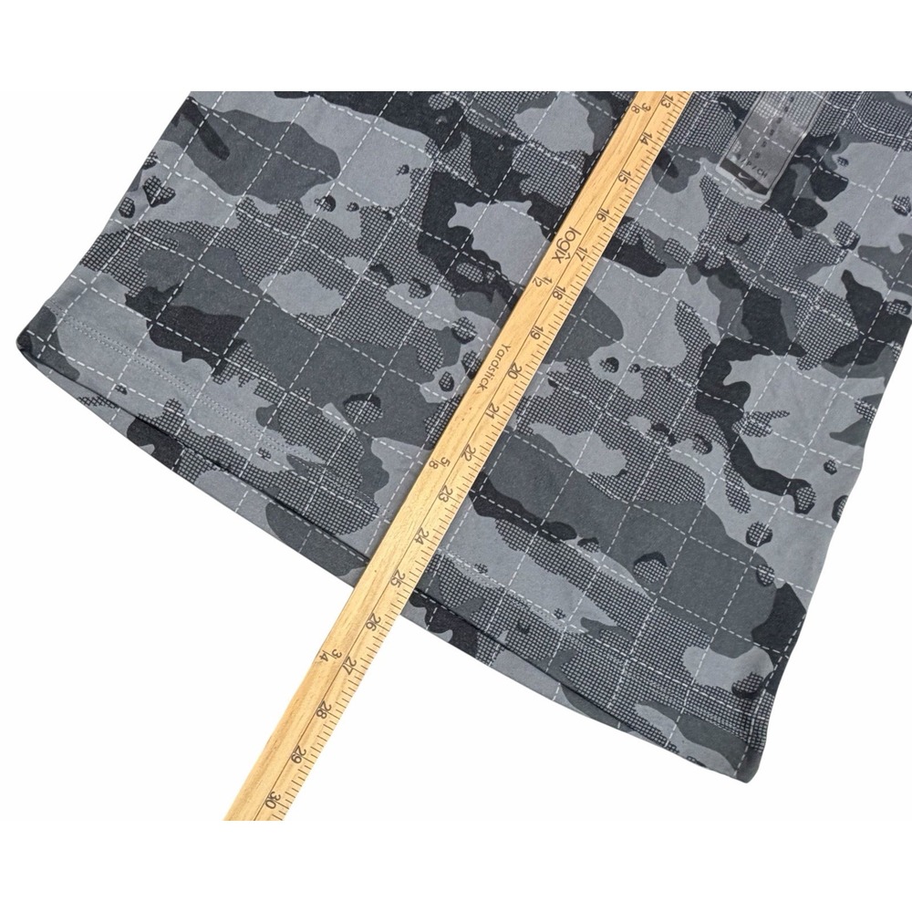Nike Mens Dri Fit Camo T-Shirt Short Sleeve Smoke Grey Athletic Activewear NEW - Picture 6 of 6